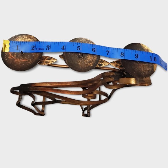 Vintage Braided And Twisted Metal Reindeer Candle Holder Christmas Decoration - Picture 8 of 12